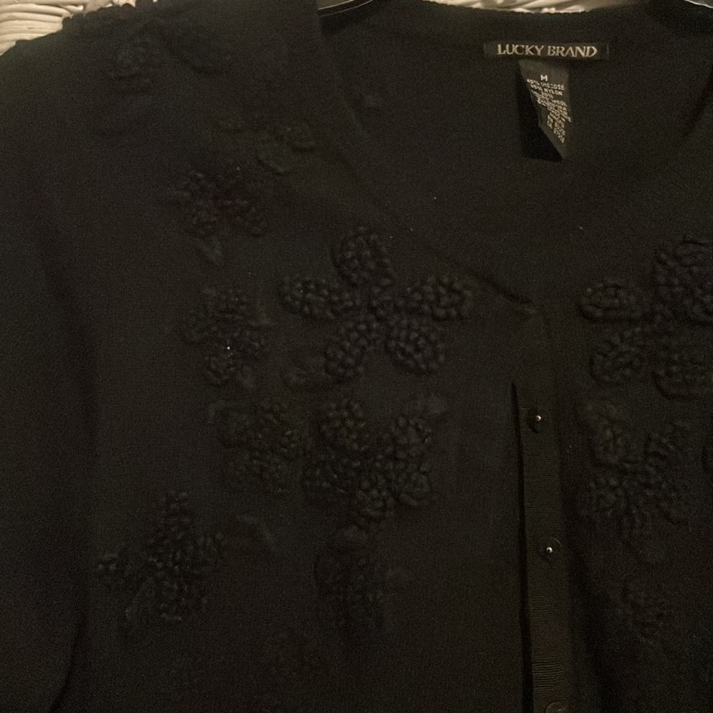 Lucky Brand medium black sweater